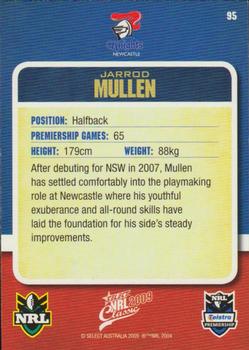 2009 Select Classic #95 Jarrod Mullen Back